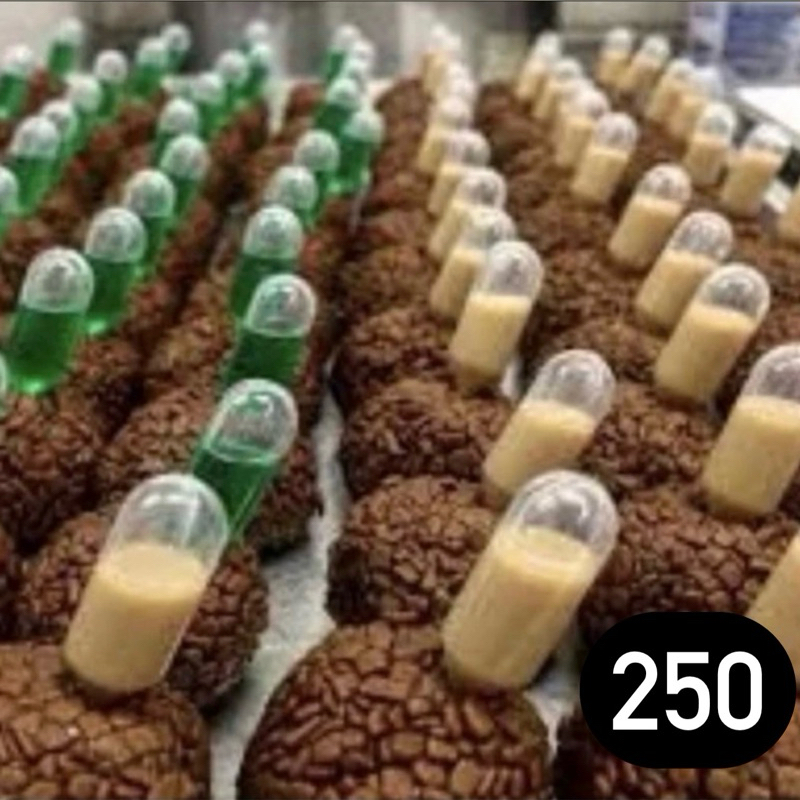 50~200 ampolas saborizante cilindrica 0,5 ml para docinhos brigadeiro  (cod 01) off