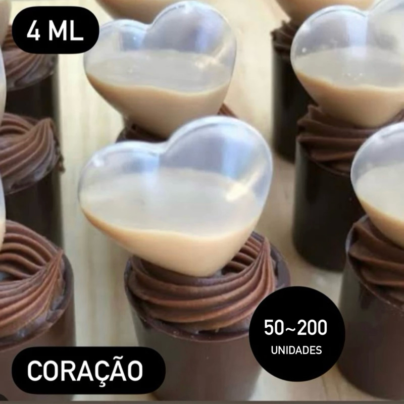 50~200 Ampola Saborizante coraçao 4ml (Prime Chef) em Oferta na Shopee