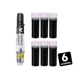 Pincel Quadro Branco Pilot V-board Master + 06 Refil em Oferta na Shopee
