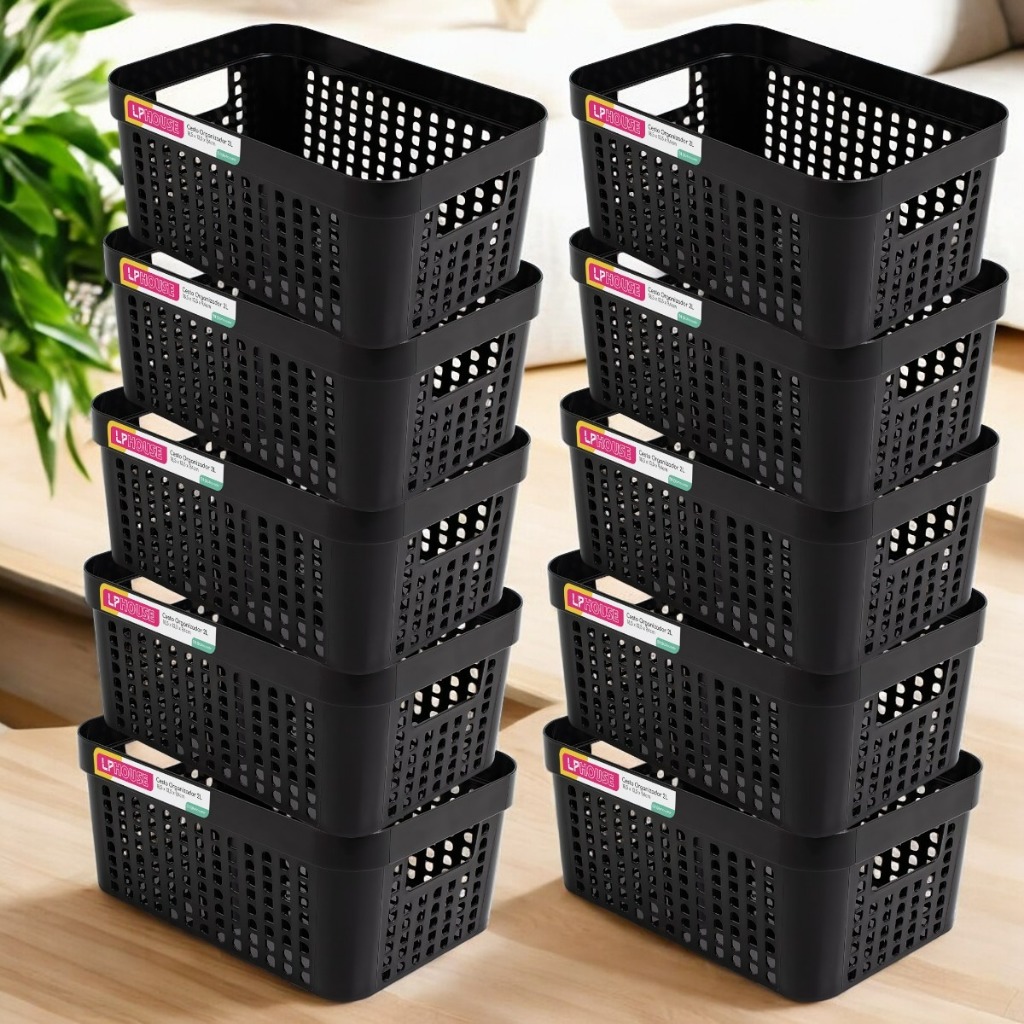 Kit 10 Cestos Organizadores Rattan Cesto de Organização Gaveta Lavanderia Armário em Oferta na Shopee
