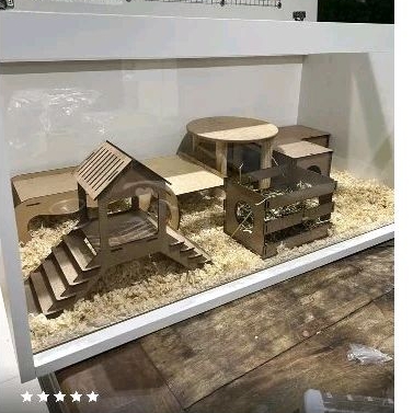 Terrário 70x40x30 hamster e répteis etc.