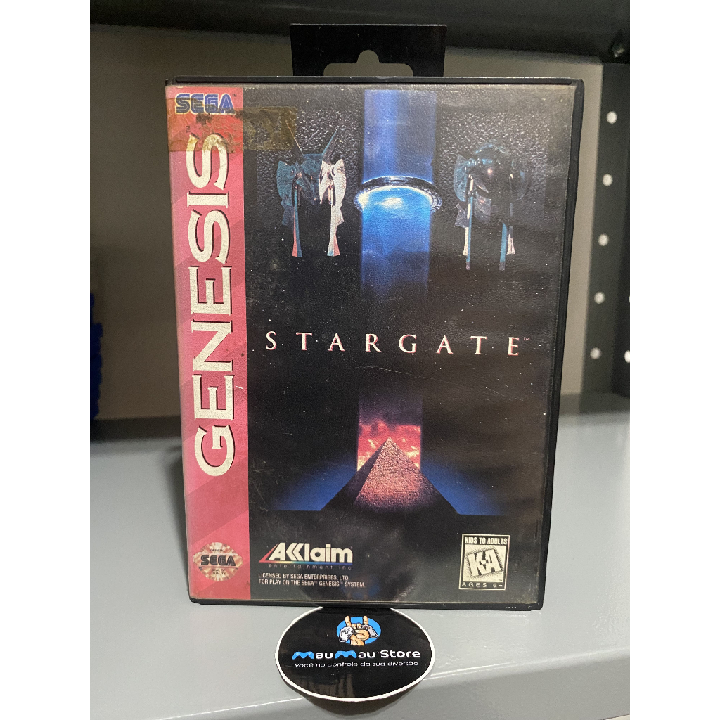Stargate Mega Drive - Original Usado Jogos de Ação Jogos de Mega Drive Sega Genesis