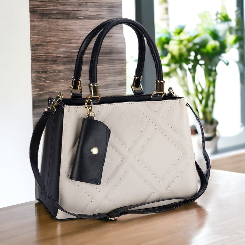 Bolsa Transversal Feminina Lorena Média Bordada Bicolor Porta Moedas em Oferta na Shopee