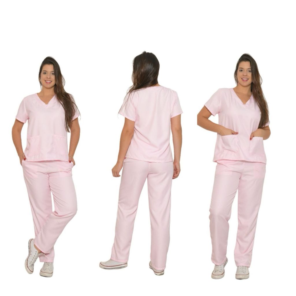 Conjunto Hospitalar Pijama Cirúrgico Unissex - Uniforme Profissional 10