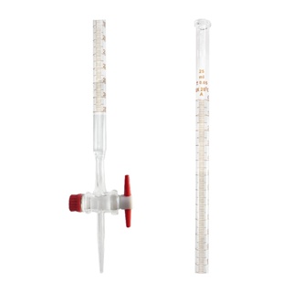 Bureta De Vidro Graduada 25ml Torneira Teflon em Oferta na Shopee