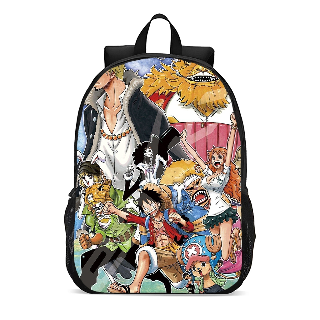 Mochila Escolar Infantil Juvenil personagem luffy one piece promoção