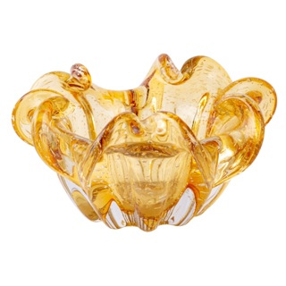 Vaso Murano Centro de MEsa Sala Decorativo Veneza 21x9,5cm - 24x12 cm em Oferta na Shopee