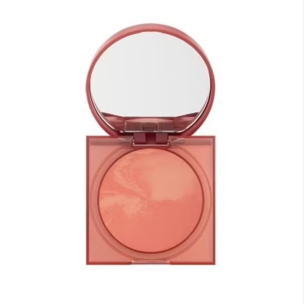 Huda Beauty Glowish Blush em Pó Vegan Cheeky cor Healthy Peach