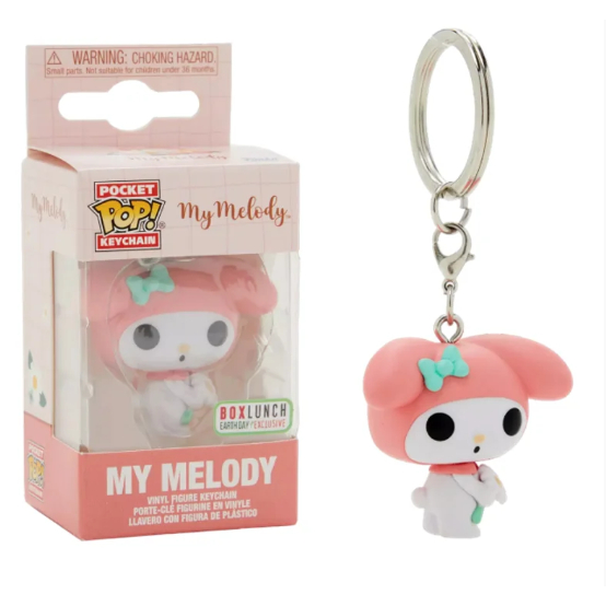 FUNKO POP KEYCHAIN HELO KITTY MY MELODY SPRING 77049 NOVO ORIGINAL