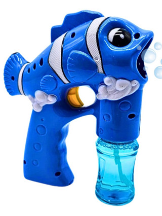 Lança Bolhas De Sabão Nemo Peixinho com 2 refills e luz brinquedo infantil  - motor a pilh...