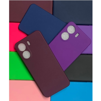 Kit capa + pelicula 3D Xiaomi Redmi 13C Ou apenas capinha de silicone aveludado RM13C 4G/POCO C65
