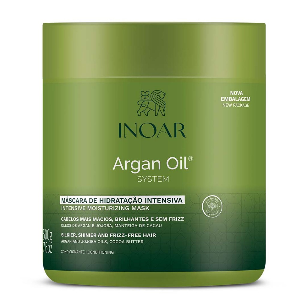 Inoar Argan Oil System Máscara 500g em Oferta na Shopee