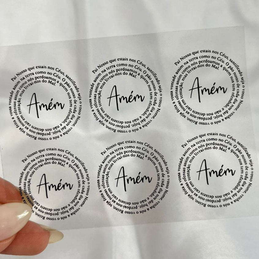 2 Cartelas Pai Nosso e Ave Maria para resina epóxi (1 cartela de cada) em Oferta na Shopee
