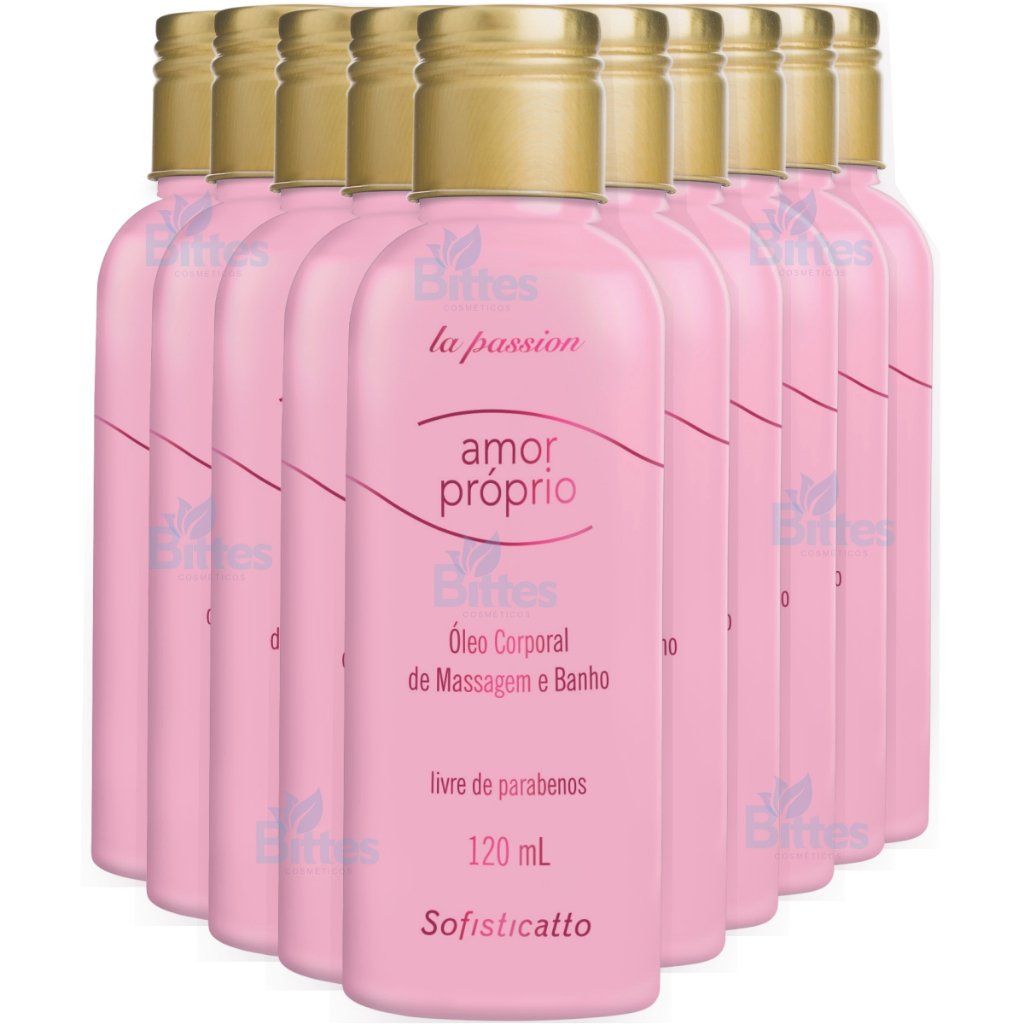 10 ÓLEO PARA MASSAGEM AMOR PRÓPRIO SOFISTICATTO COSMÉTICOS