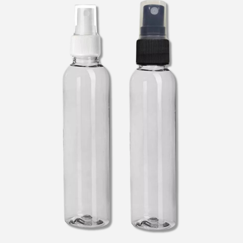 1 Frasco Pet Borrifador De 200ml Válvula Spray Pulverizador Gatilho Plástico Perfumes Cilindrico