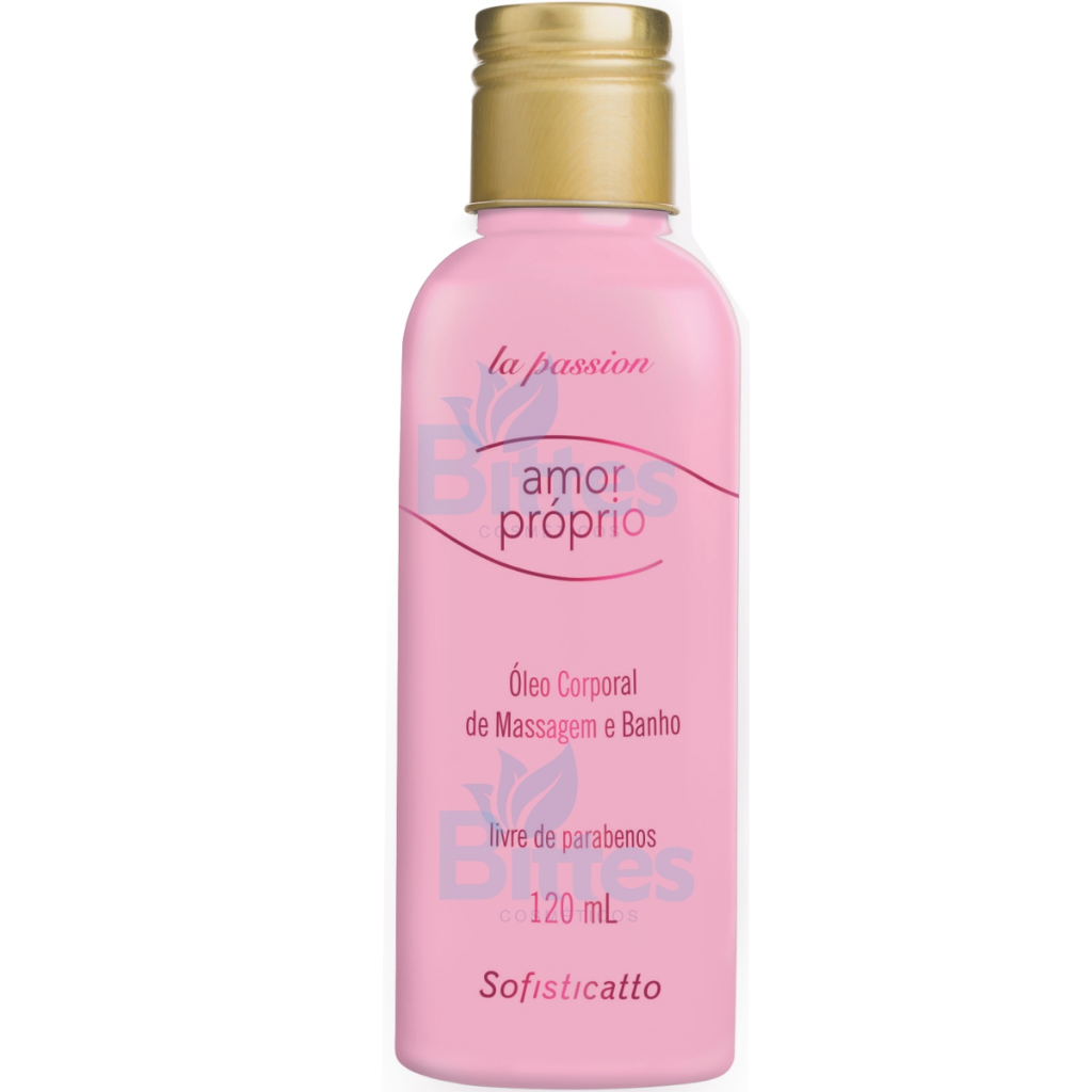 ÓLEO PARA MASSAGEM AMOR PRÓPRIO SOFISTICATTO COSMÉTICOS