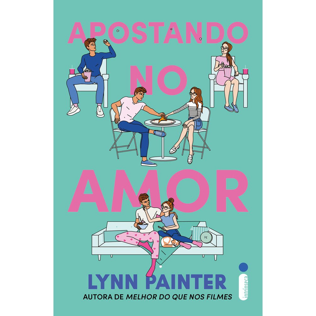 Livro Apostando no amor (autora de Melhor do que nos filmes) Lynn Painter Intrínseca em Oferta na Shopee