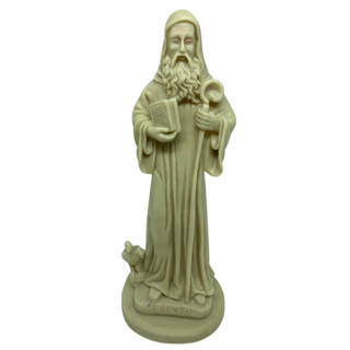 Escultura em Resina São Bento 19cm Estatueta em Oferta na Shopee