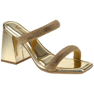 Tamanco Feminino Verniz com Tira de Brilho em Oferta na Shopee