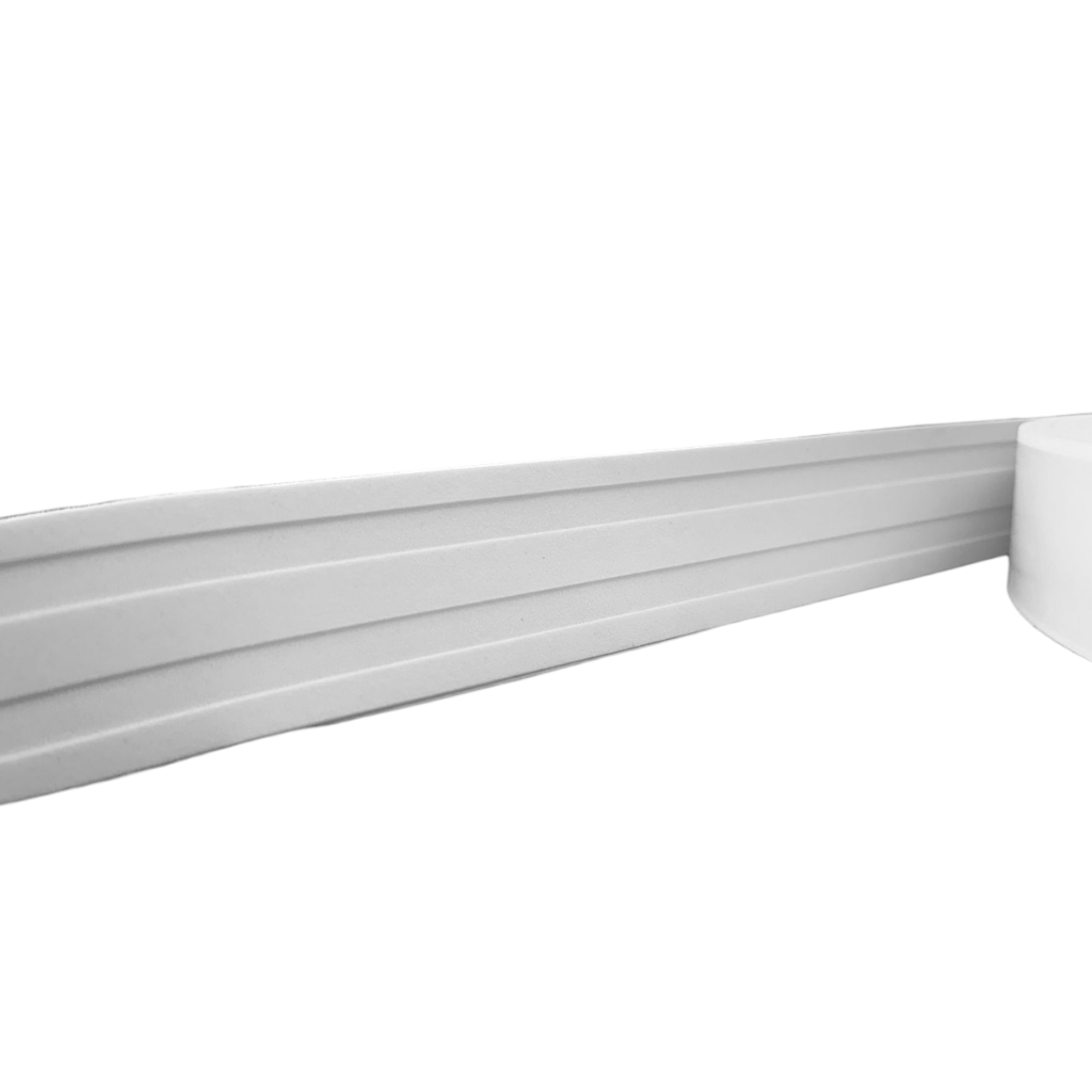 Guarnição Moldura de Porta e Janela Roda Meio Eva Flexível e Autocolante Marte 5cm X 5mm