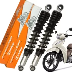 Par Amortecedor Traseiro Honda Pop Biz 100 110 125 1998 a 2025 Original Cofap