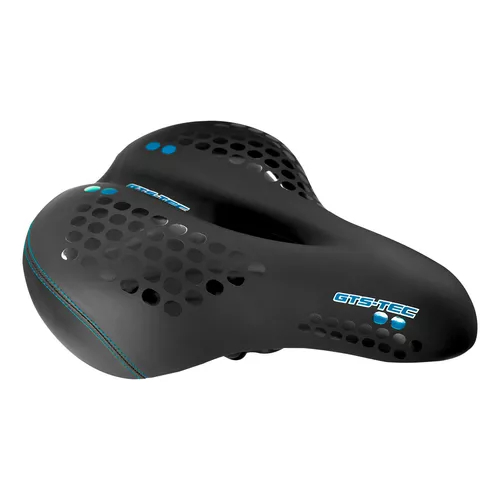 Selim Super Confort Vazado Com Led Vermelho Traseiro. Cl Cor Azul - Sports & Outdoors