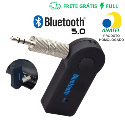 ADAPTADOR RECEPTOR BLUETOOTH USB P2 MÚSICA CHAMADA SOM CARRO em Oferta na Shopee