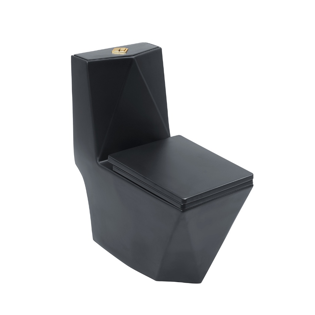 Vaso Sanitário Monobloco Opala Pingoo - Preto - Home & Living