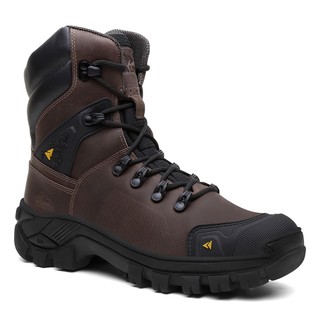 Bota Coturno Masculino Couro  Segurança Militar VL045 Com C.A