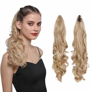 Aplique Cabelo Orgânico Rabo de Cavalo Ondulado Curto sem brilho com Piranha Aspecto Cabelo Humano em Oferta na Shopee