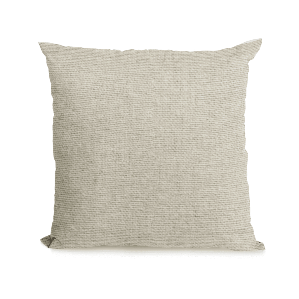 Uma Capa de almofada 45x45 linho cru bege chic aconchego