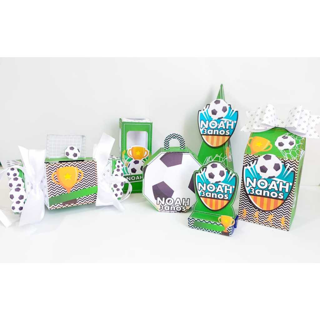 Caixinhas kit futebol para festa Personalizada Lembrancinha para Festas paper