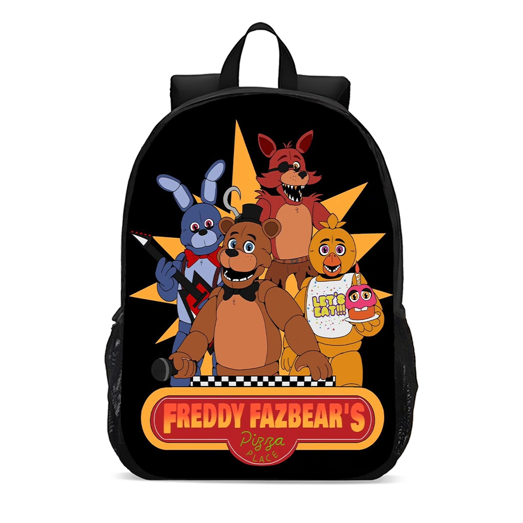 Mochila Escolar Infantil Juvenil jogo FNAF freddy suspense novidade promoção