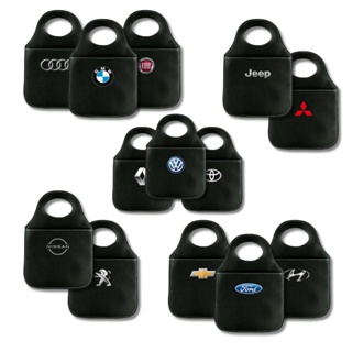 Lixinho Para Carro Organizador Couro Personalizado Universal em Oferta na Shopee