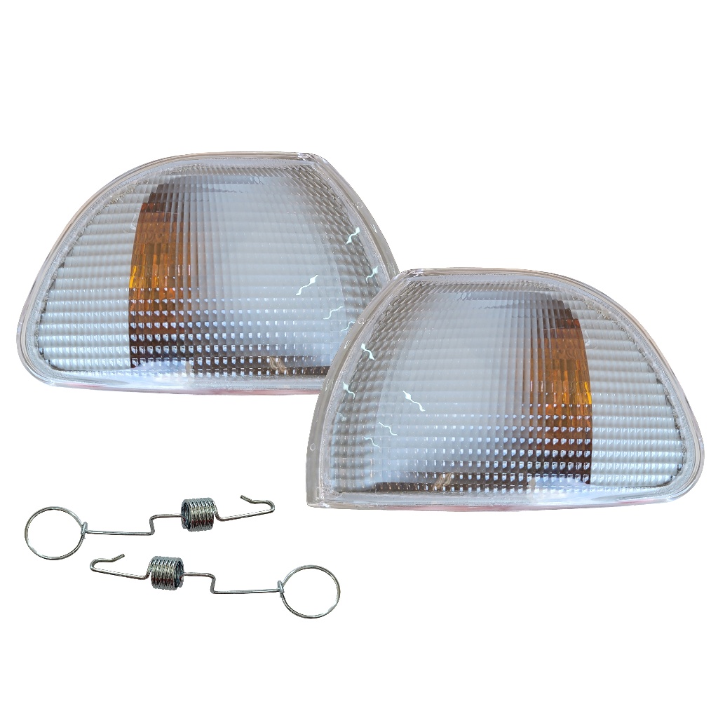 Par Lanterna Dianteira Cristal Com Cúpula Âmbar Palio 1996 A 1999 Siena 1997 A 2000 Strada 1998 A 2000 em Oferta na Shopee