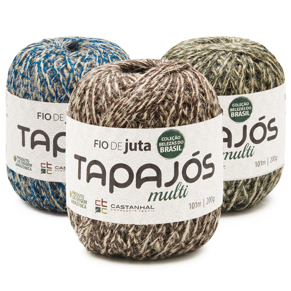 Fio de Juta Tapajós Multi Castanhal 10/4 200g 101mts TEX 1960