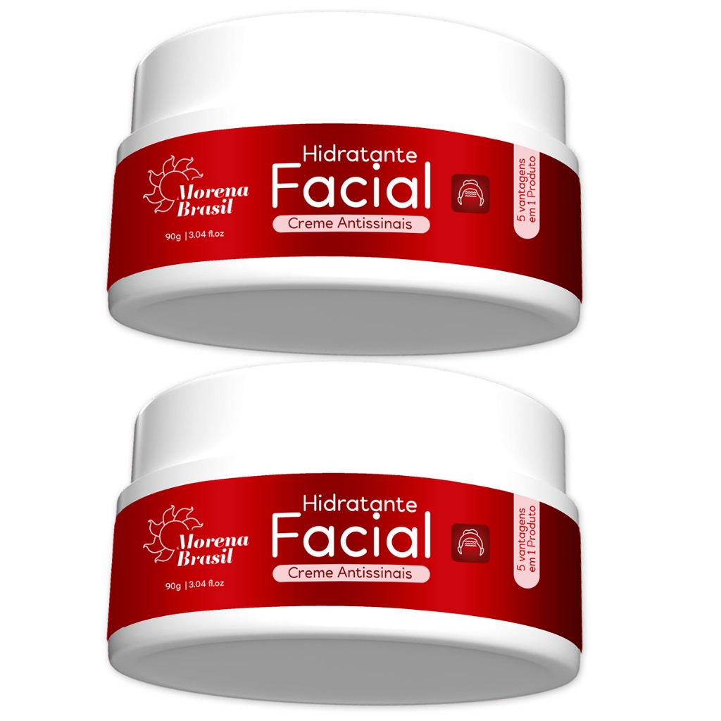 Kit 2 Creme Antissinais Revitalize Sua Pele - Nutrição e Hidratação Diária | Morena Brasil 🔅