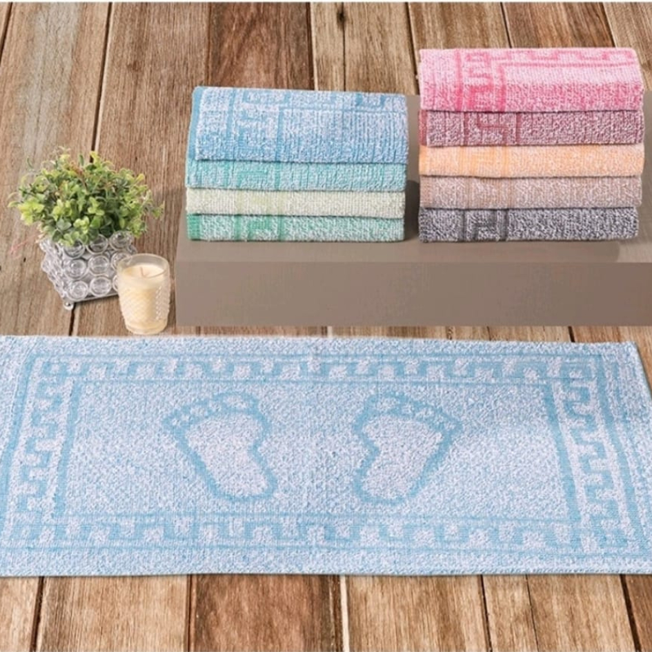 Kit Com 10 Toalhas De Piso Tapete Pezinho Para Banheiro 43cm x 65cm 100% Algodão Laune Haus em Oferta na Shopee