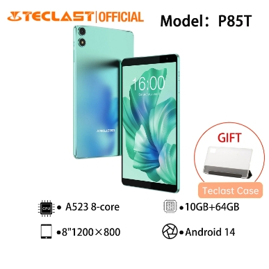 Tablet Teclast P85T 2024 (Allwinner A523 1.8GHz 8-Core/8GB RAM/64GB ROM/8 polegadas