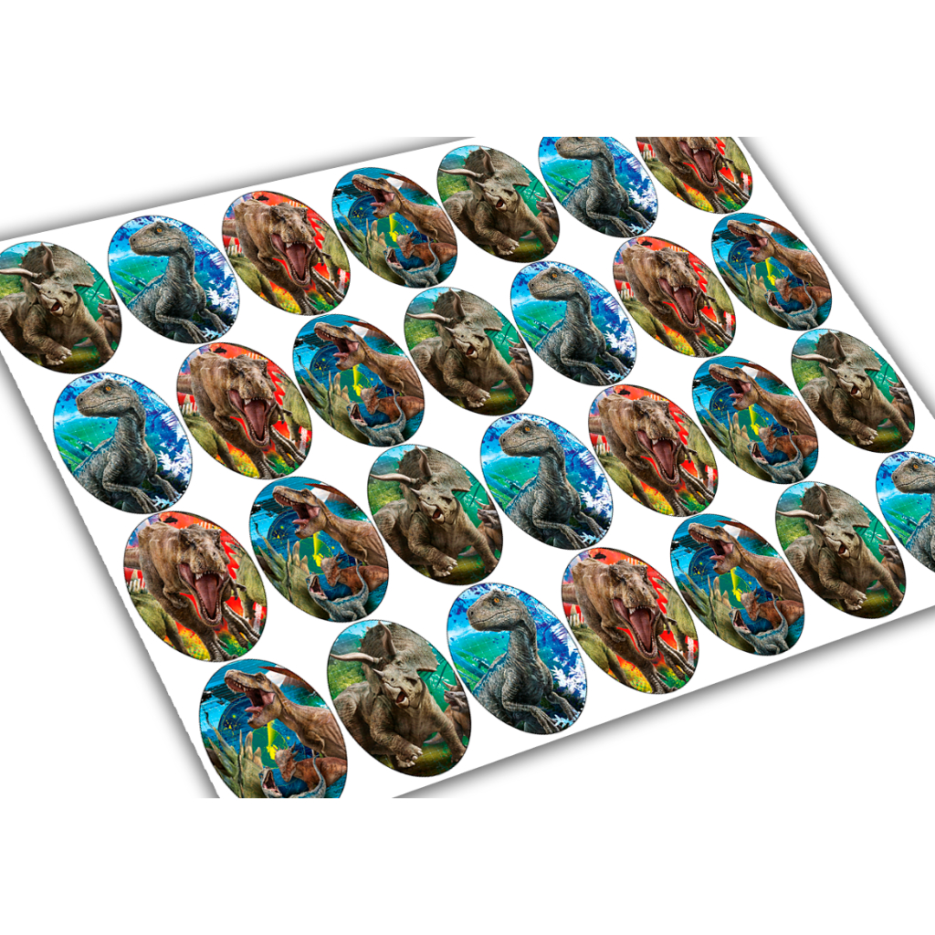 dinossauros Papel de Arroz Comestível Para Porta Retrato de chocolate