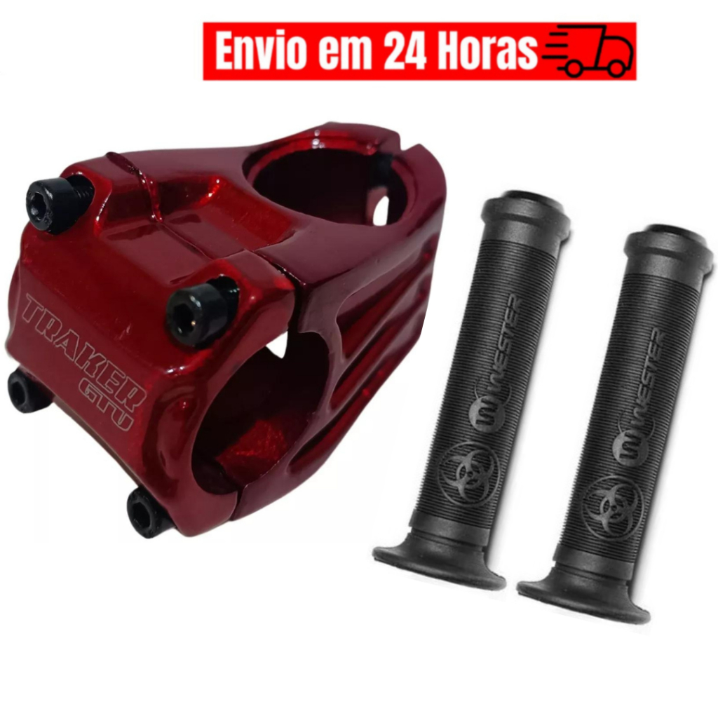 Mesa Avanço Suporte Guidão 31.8mm 45mm Mtb Bike Ahead Set Manopla de Bicicleta Punho Pro-W Com Ponteira Preto Wester Luva Preta