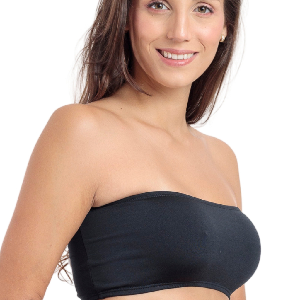 Top Fitness Tube Tomara Que Caia Com Elástico Slim Fit Para A Academia 3031A