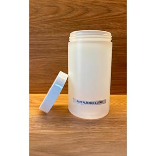 10 UN POTE DE PLÁSTICO CILINDRICO 1.000 ML C/ TAMPA em Oferta na Shopee