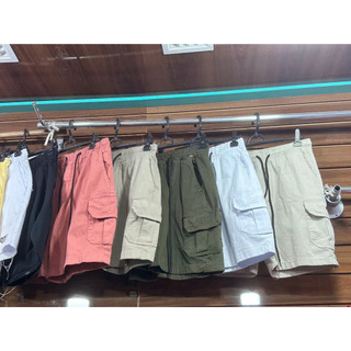 Masculino Bermuda cargo short com 3 bolso sarja