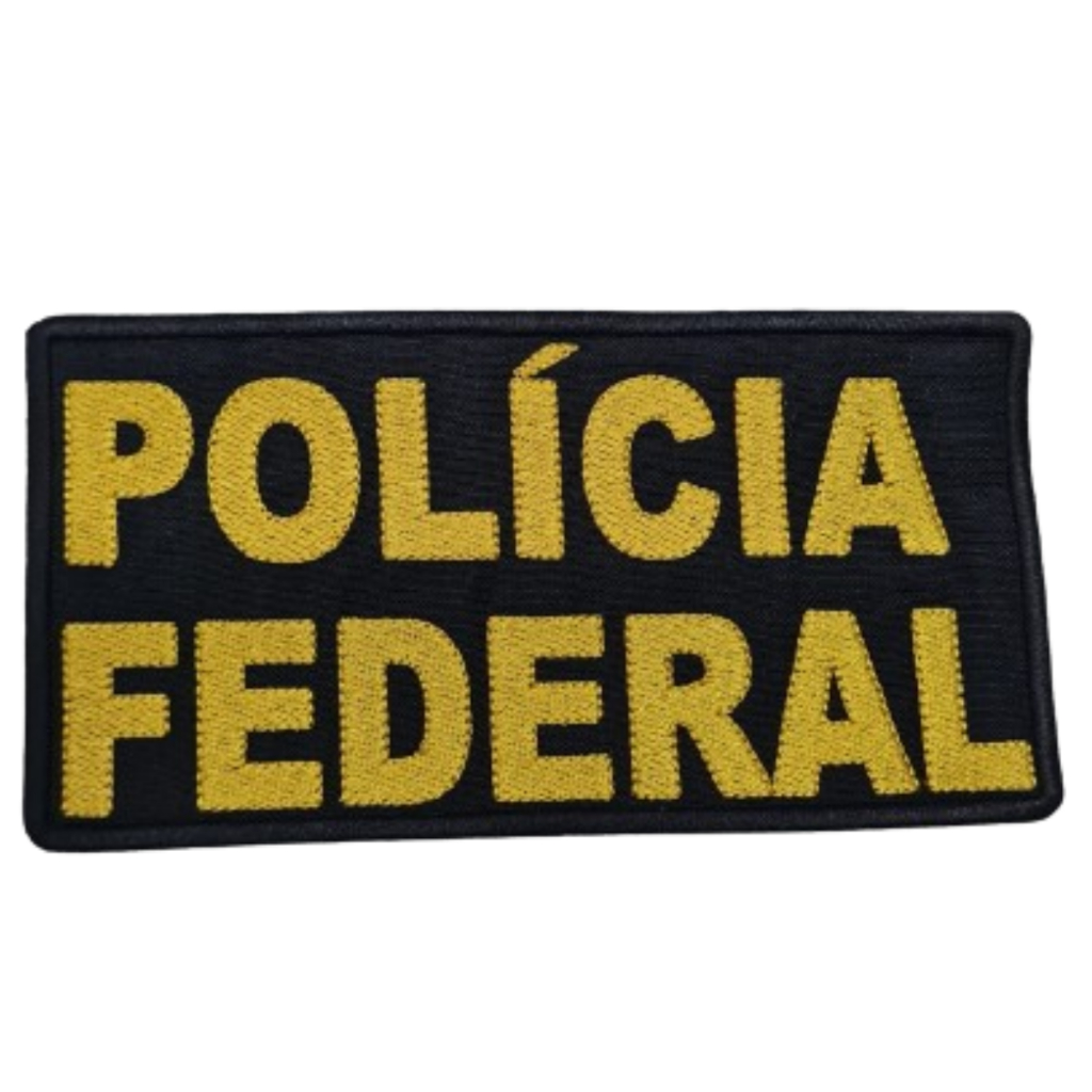 Patch Polícia Federal Colete Termocolante Bordado 20cm x 10cm
