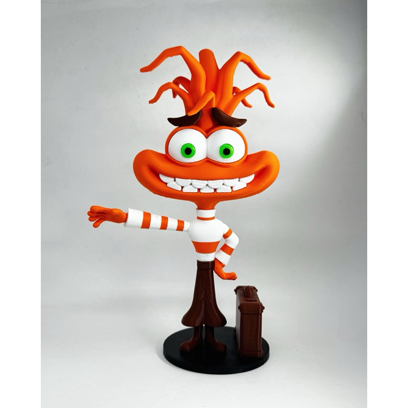 [O MAIS VENDIDO+ENVIO RÁPIDO!] Divertidamente Emoção Ansiedade / Anxiety - Inside Out - Action Figure Colecionável - 3D