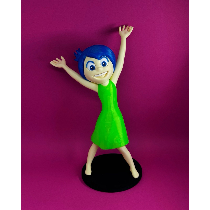 [O MAIS VENDIDO+ENVIO RÁPIDO!] Divertidamente Emoção Alegria / Joy - Inside Out - Action Figure Colecionável - 3D