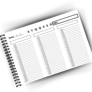 Agenda De Serviços Para Cabelereiro Manicure Salão De Beleza em Oferta na Shopee