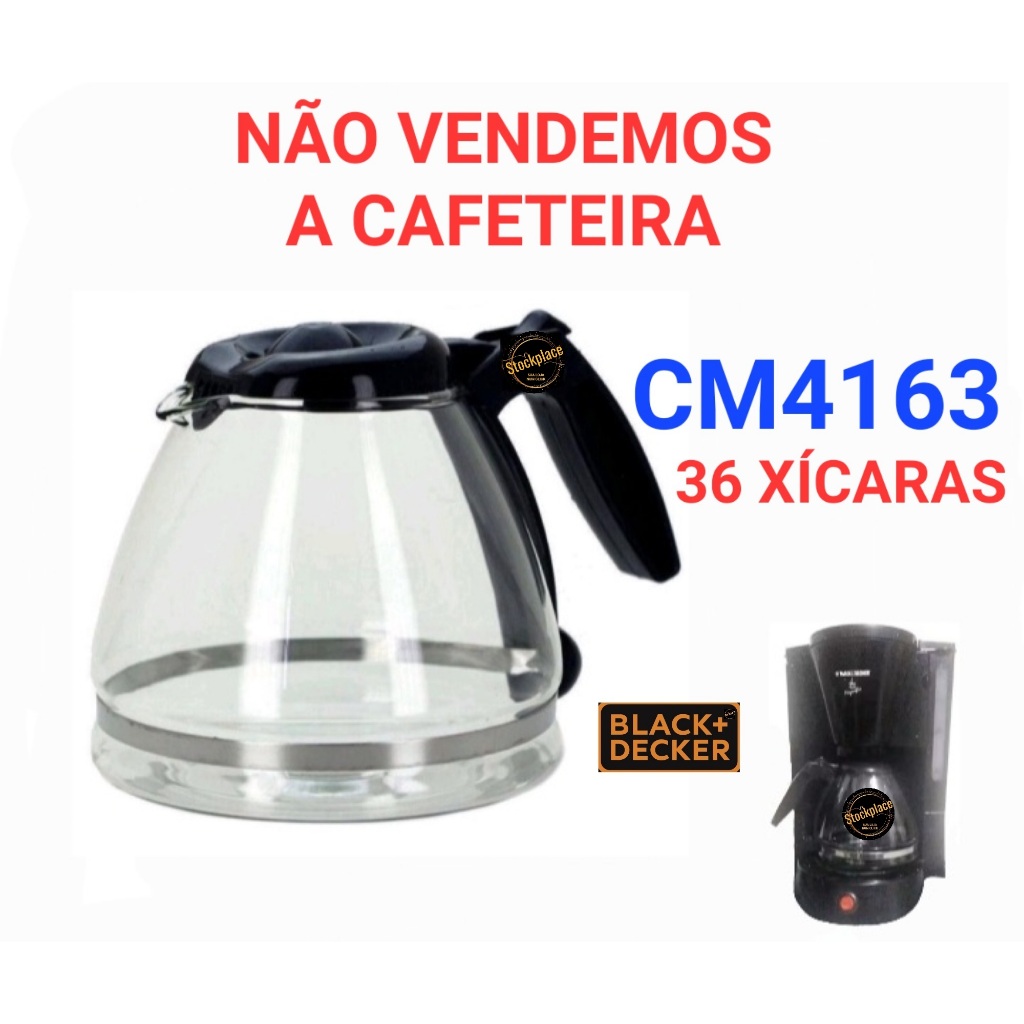 JARRA COMPATÍVEL PARA CAFETEIRA CM4163 - BLACK & DECKER - 36 XÍCARAS