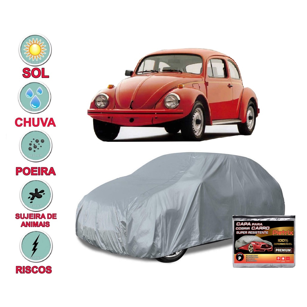 Capa cobrir carro Fusca 100% Impermeável Proteção Total PIETRIX em Oferta na Shopee